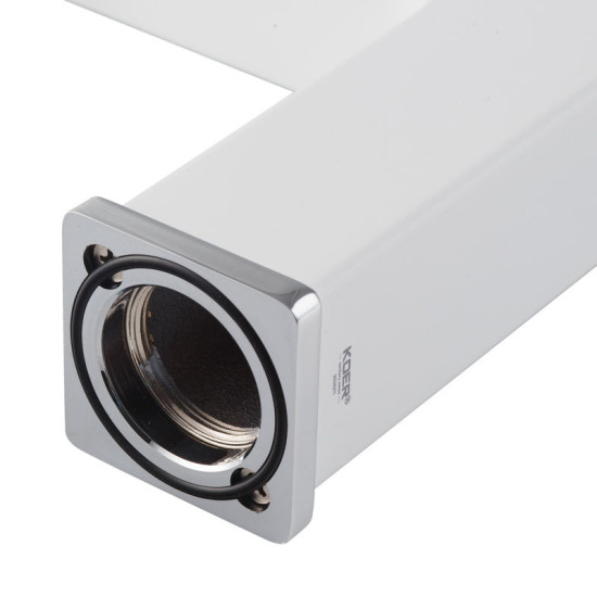 Смеситель для раковины Koer KB-10009-04 (хром+белый) (KR5975)