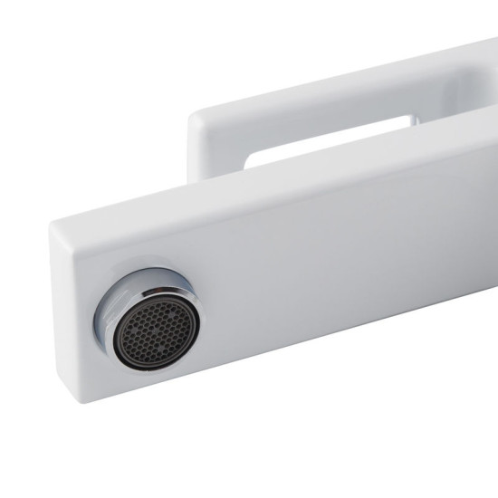 Смеситель для раковины Koer KB-10009-04 (хром+белый) (KR5975)