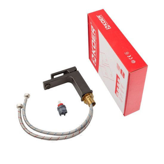 Змішувач для раковини Koer KB-10009-07 (графіт) (KR5976)