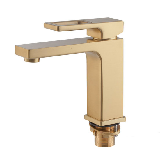 Змішувач для раковини Koer KB-10009-12 (матового золота) (KR5977)