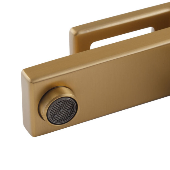 Змішувач для раковини Koer KB-10009-12 (матового золота) (KR5977)