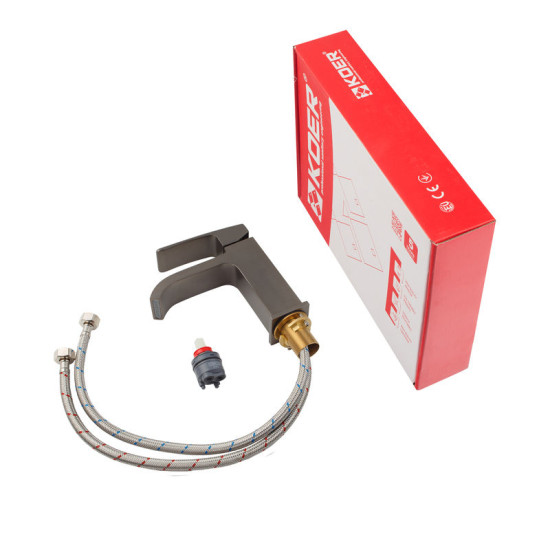 Змішувач для раковини Koer KB-10037-07 (графіт) (KR5999)