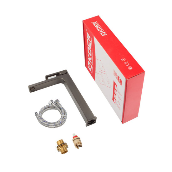 Змішувач для раковини Koer KB-11009-07 (графіт) (KR5978)