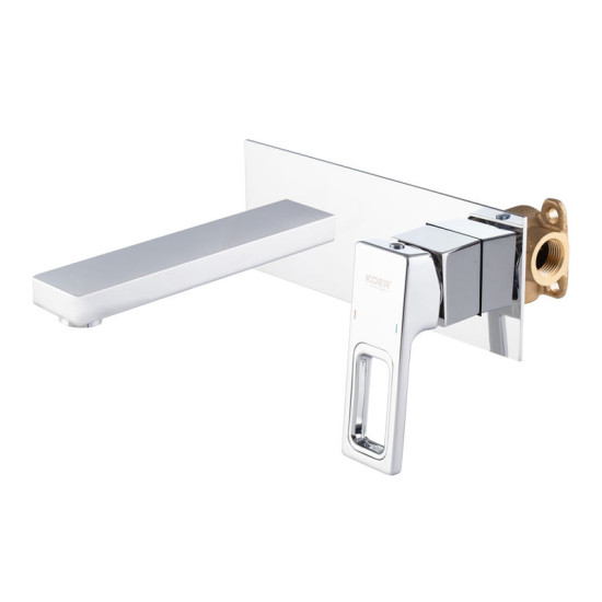 Смеситель для раковины скрытого монтажа Koer KB-16009-01 (хром) (KR5979)