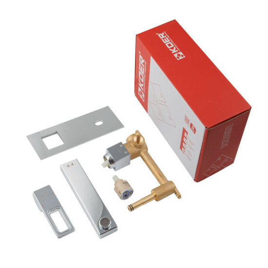 Смеситель для раковины скрытого монтажа Koer KB-16009-01 (хром) (KR5979)