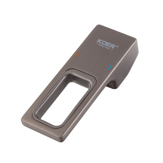 Змішувач для раковини прихованого монтажу Koer KB-16009-07 (графіт) (KR5981)