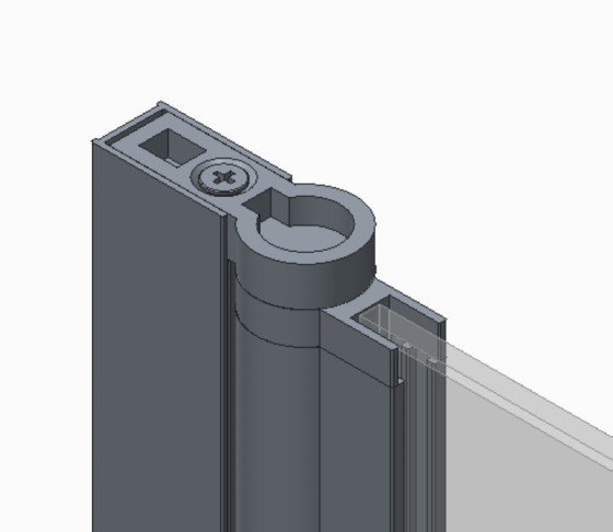 Шторка на ванну Koer SR BS01-80x140-TR-01 прозрачное стекло 6мм, хром (KR5400)