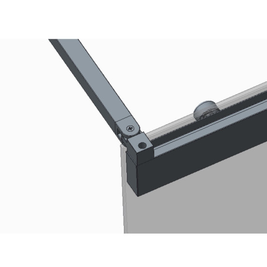Шторка на ванну Koer SR BS06-120x150-TR-01 прозоре скло Easy Clean 6мм, хром (KR5945)
