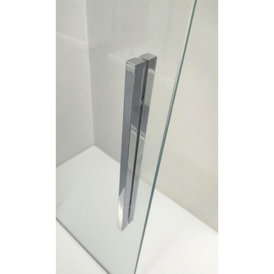 Шторка на ванну Koer SR BS06-120x150-TR-01 прозоре скло Easy Clean 6мм, хром (KR5945)