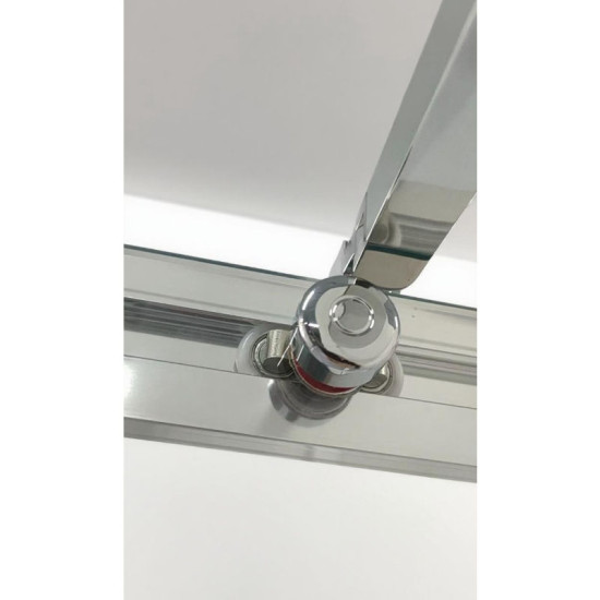 Шторка на ванну Koer SR BS06-120x150-TR-01 прозоре скло Easy Clean 6мм, хром (KR5945)
