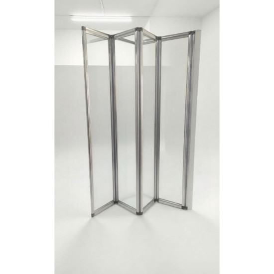 Шторка на ванну Koer SR BS07-80x140-TR-01 прозоре скло Easy Clean 4мм, хром (KR5948)