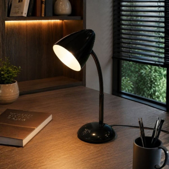 Настольная лампа Valeso SM-0303, метал, черный, E27, 60W