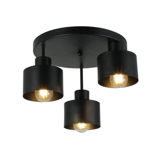 Потолочная люстра Valeso G 07522/3 Matte Black, чорна