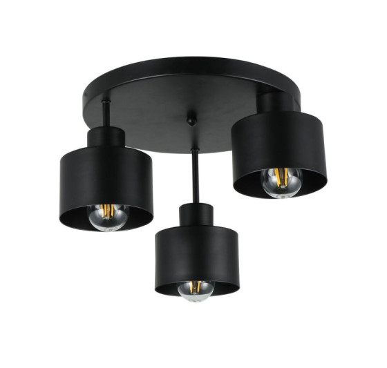 Потолочная люстра Valeso G 07522/3 Matte Black, чорна