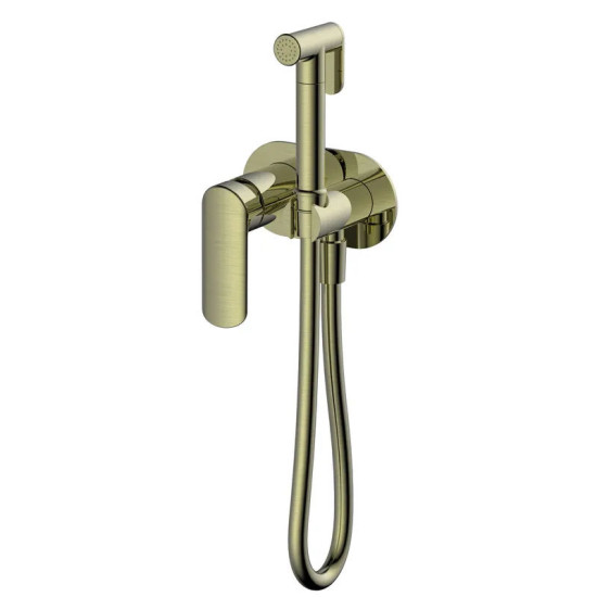 Гигиенический душ со смесителем Koer KB-22028-12 (матовое золото) (KR6014)