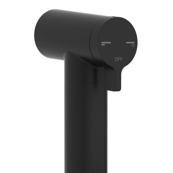 Гигиенический душ со смесителем Imprese KUCERA, черный матовый (f03703410AB)