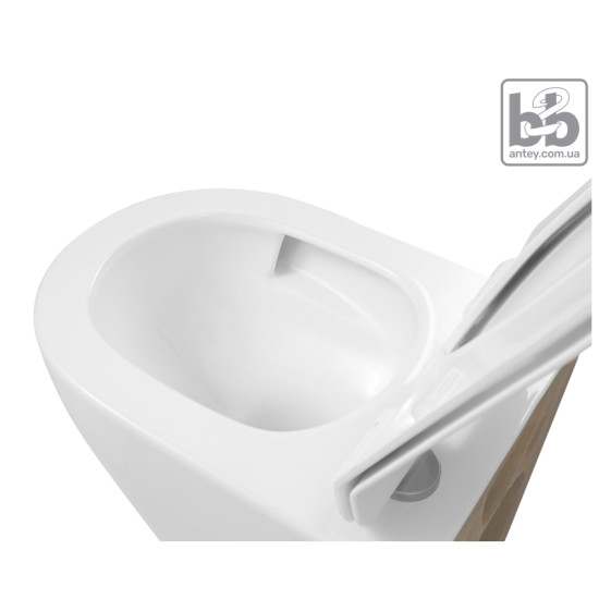 Унитаз подвесной Imprese DOBRY twist, сиденье Slow-closing, белый (c06822200)