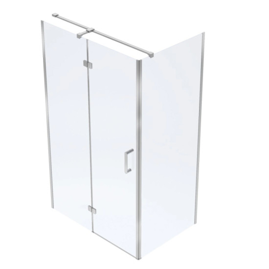 Душова кабіна Volle SOTA 120-C 120*80*200см прямокутна, реверсивна, розстібна, профіль хром, скло прозоре (1038.134601)
