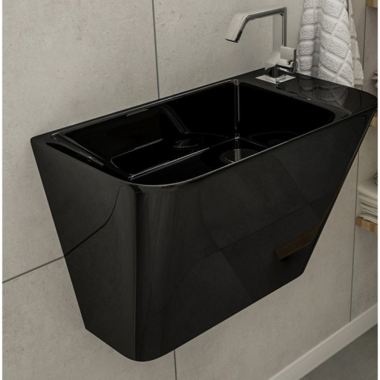 Раковина Volle TEO black (13-88-601 black)
