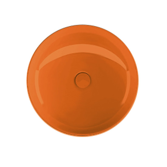 Раковина Volle круглий помаранчевий (13-40-455 Orange)
