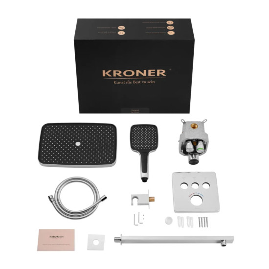 Душевая система скрытого монтажа Kroner Element Thermo 211461-0101