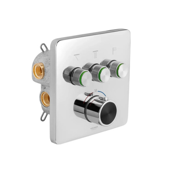 Душевая система скрытого монтажа Kroner Element Thermo 211462-0101
