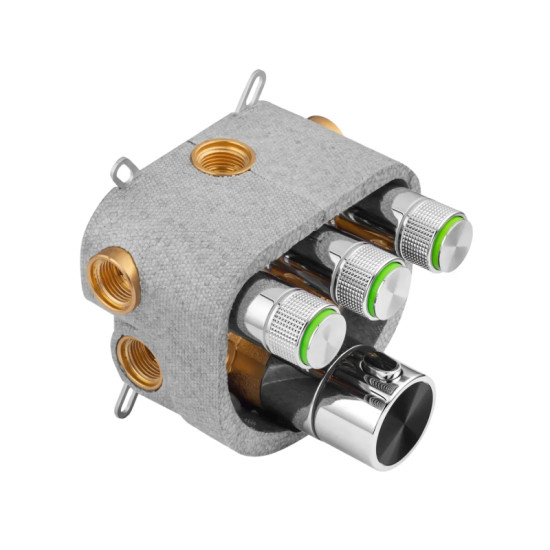 Душевая система скрытого монтажа Kroner Element Thermo 211462-0101