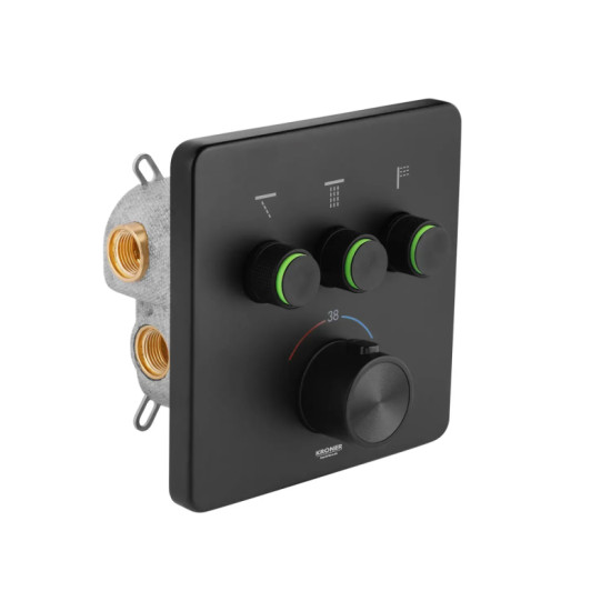 Душевая система скрытого монтажа Kroner Element Thermo 211462-3801