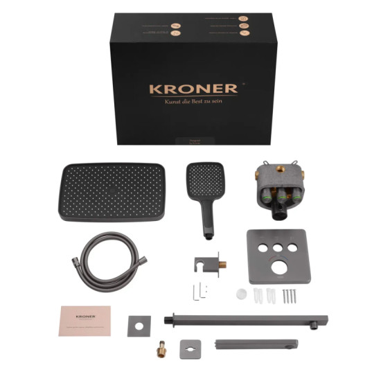 Душевая система скрытого монтажа Kroner Element Thermo 211462-5301