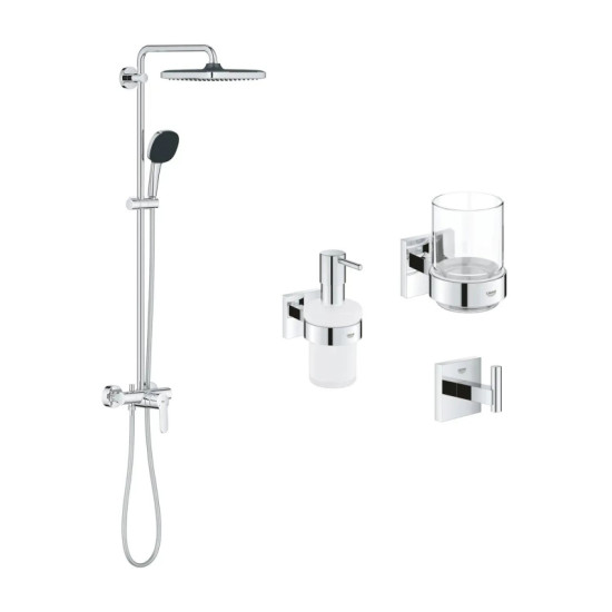 Душева система Grohe QuickFix Vitalio Comfort 26985001 + BF40961SC