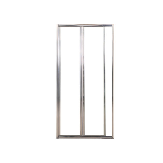 Душові двері Eger 599-132СС 95*195 bifold хром, прозорі