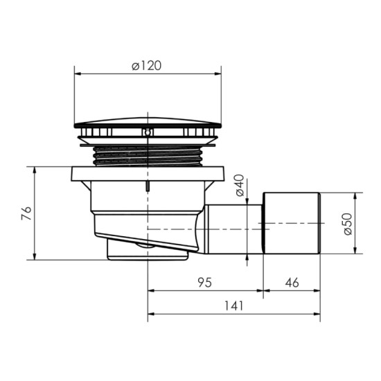 Сифон для душевого поддона Imprese d12500211P