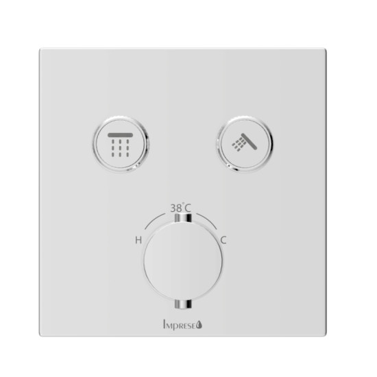 Смеситель термостатический для душа скрытого монтажа Imprese JUDIT Smart Click f04610801AG хром