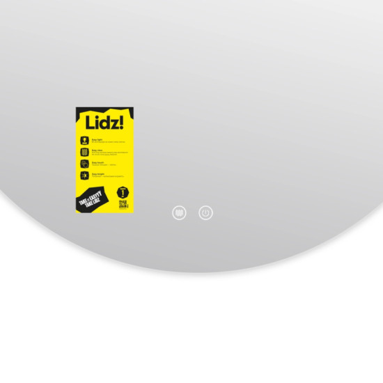 Зеркало Lidz Astra R600 с LED-подсветкой Touch, с антизапотеванием LDASR60049289