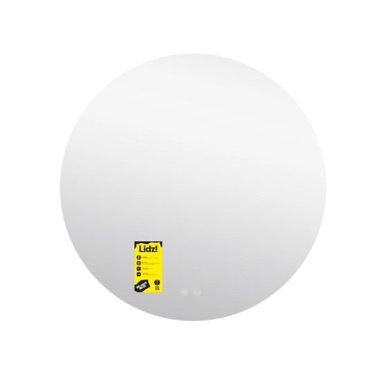Зеркало Lidz Astra R800 с LED-подсветкой Touch, с антизапотеванием LDASR80049290
