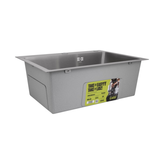 Кухонная мойка Lidz Handmade H5843 Brushed Steel 3,0/1,0 мм LDH5843BRU49442