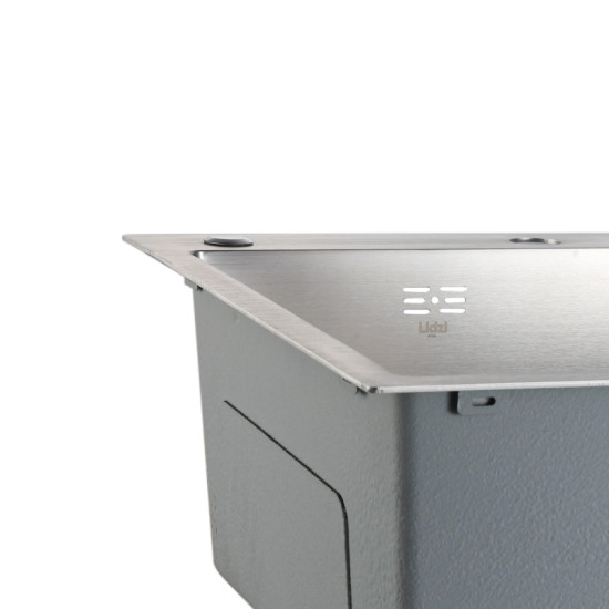 Кухонная мойка Lidz Handmade Max 500 H7849R Brushed Steel, 3,0/1,0 LDH7849RBRU49464