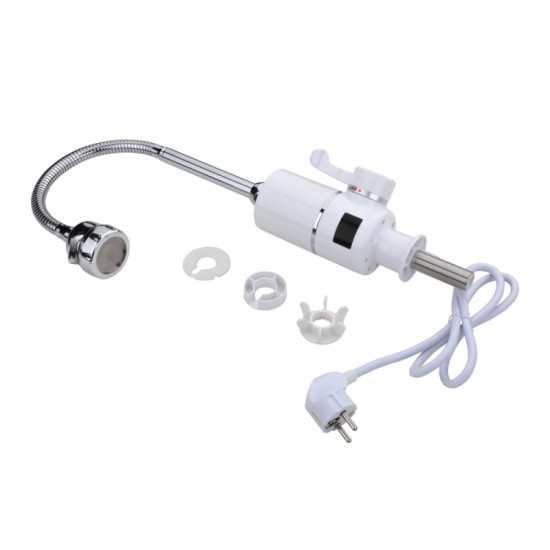 Проточный кран-водонагреватель для кухни Lidz Warm 062 LDWAR062WCR49099 White/Chrome