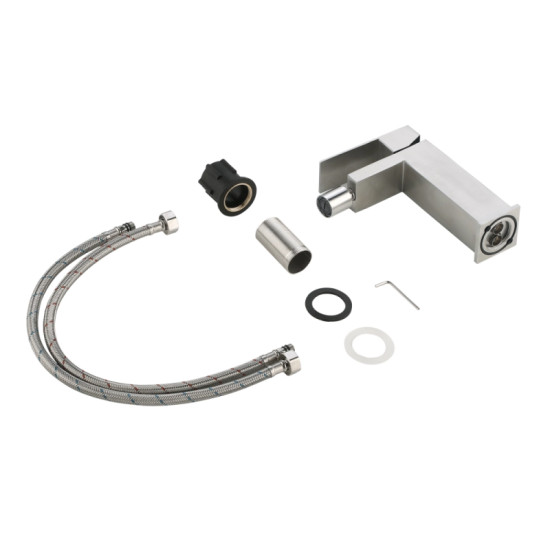 Смеситель для биде Lidz Helix 001AF (k35) LDHEL001AFNKS49181 Nickel