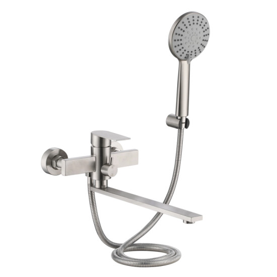 Смеситель для ванны Lidz Nexus 005 (k35) LDNEX005NKS49187 Nickel