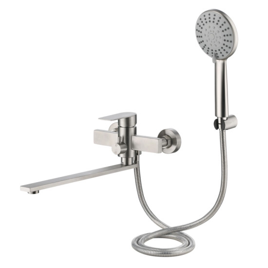 Смеситель для ванны Lidz Nexus 005 (k35) LDNEX005NKS49187 Nickel