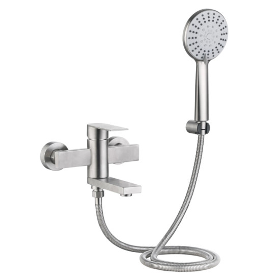Смеситель для ванны Lidz Nexus 006 (k35) LDNEX006NKS49186 Nickel