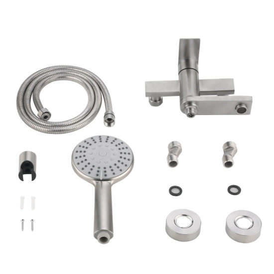 Смеситель для ванны Lidz Nexus 006 (k35) LDNEX006NKS49186 Nickel