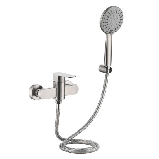 Змішувач для душу Lidz Luna 010 (k35) LDLUN010NKS49191 Nickel