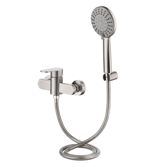 Змішувач для душу Lidz Luna 010 (k35) LDLUN010NKS49191 Nickel