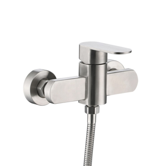 Змішувач для душу Lidz Luna 010 (k35) LDLUN010NKS49191 Nickel