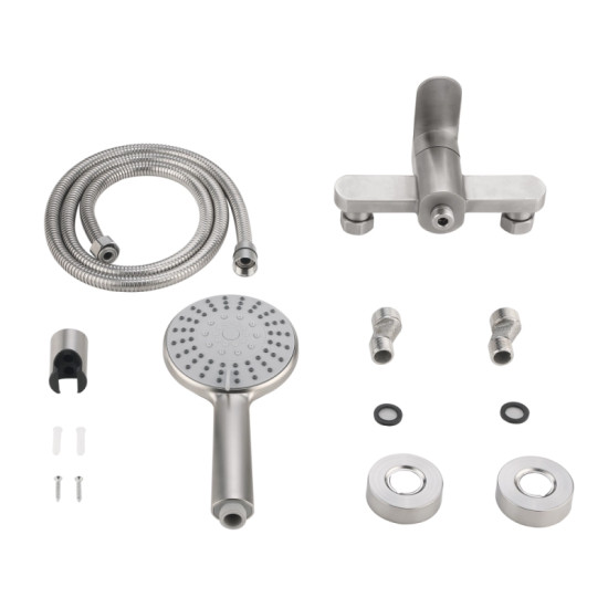Змішувач для душу Lidz Luna 010 (k35) LDLUN010NKS49191 Nickel