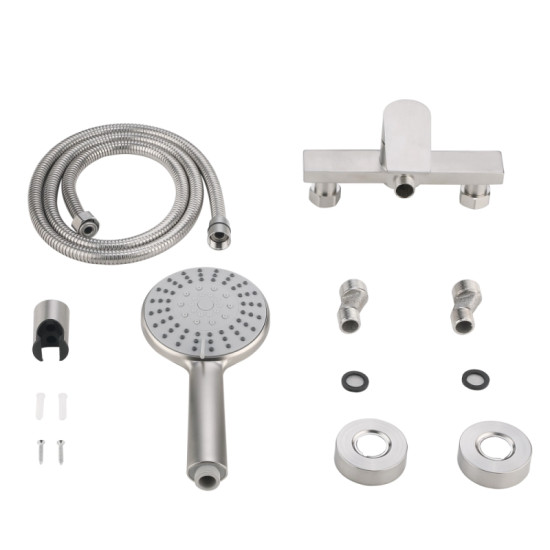 Змішувач для душу Lidz Nexus 010 (k35) LDNEX010NKS49188 Nickel