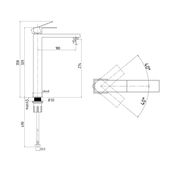 Смеситель для раковины Lidz Helix 001FH (k35) LDHEL001FHNKS49179 Nickel