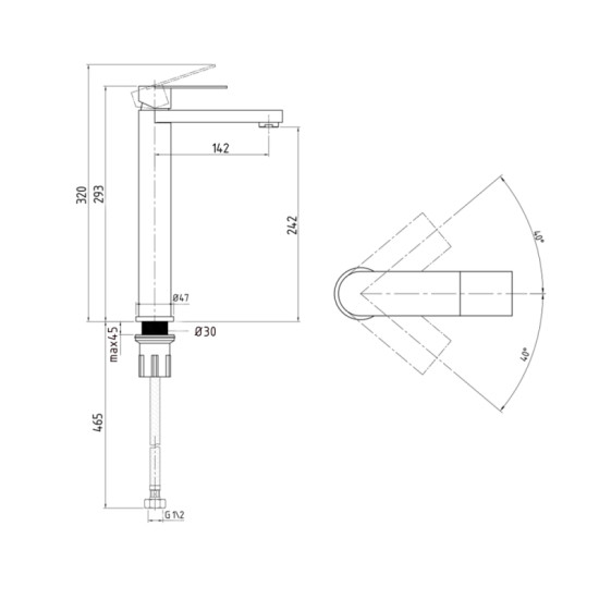 Смеситель для раковины Lidz Nexus 001FH (k35) LDNEX001FHNKS49185 Nickel